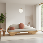 Organic North American Ash Wood Sofa