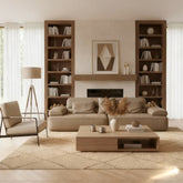 Ultra-Premium 4mm Full-Grain Saddle Leather Sofa