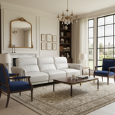 Premium White Leather 3-Seater-2