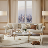 Solid North American Ash Wood Sofa-3